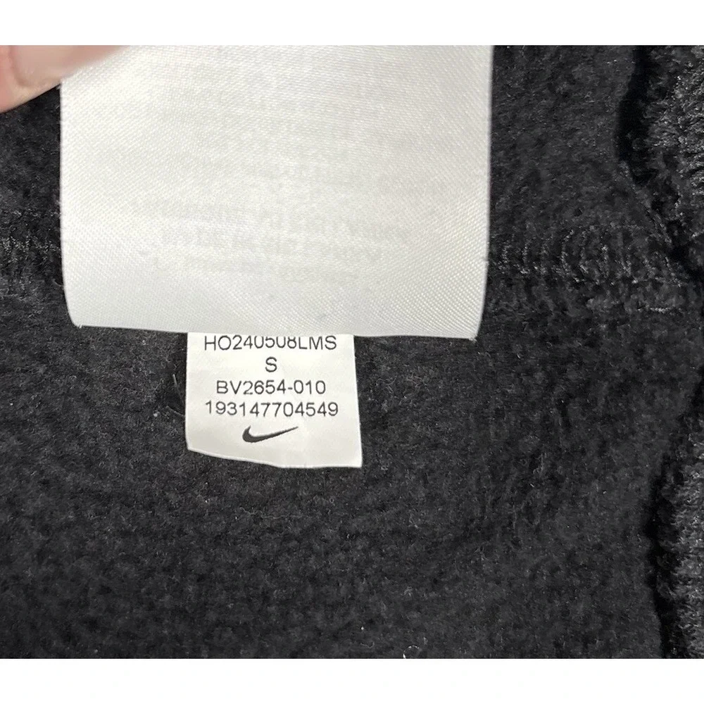 Nike Sportswear‎ Club Fleece Hoodie Sweatshirt Mens S Pullover Black Embroidered